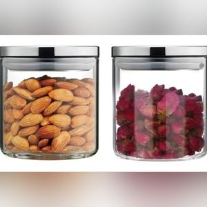 SIXAQUAE Glass Food Storage Containers Jar